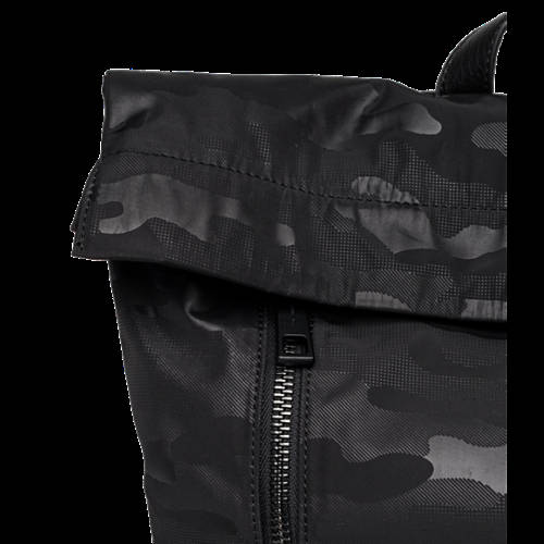 Decathlon Herren BLACK Rucksack in Camouflage-Optik mit Schnalle Germany