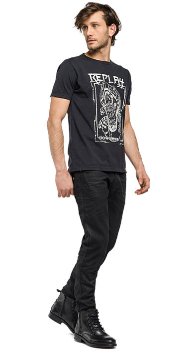 Decathlon Herren BLACKBOARD Baumwoll-T-Shirt mit Aufdruck Kaufen