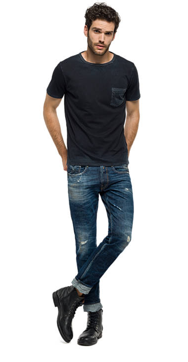 Decathlon BLACKBOARD T-Shirt in Maltinto-Optik Herren