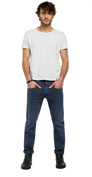 Decathlon BLUE Slim Fit Jeans Anbass Herren