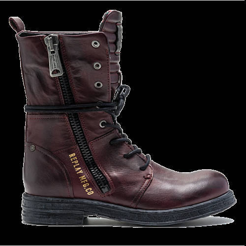 Decathlon BURGUNDY Damenstiefel EVY aus Leder Damen