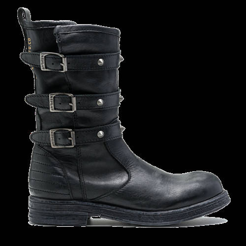 Decathlon Damenstiefel EVERY aus Leder BLACK