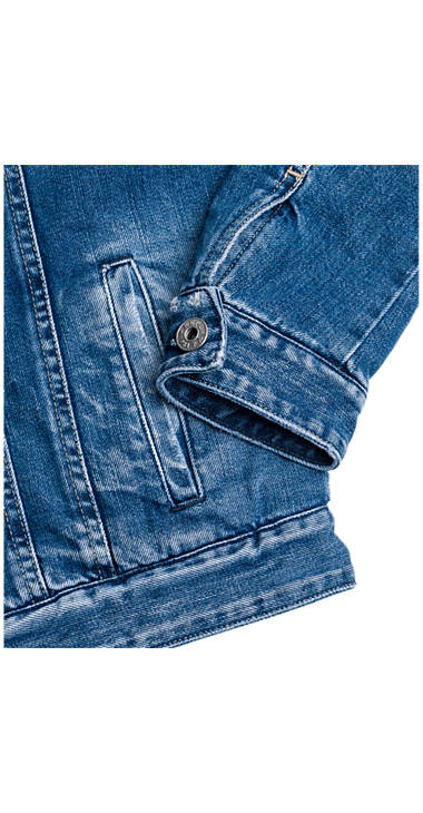 Decathlon Herren DENIM Jacke aus Denim mit Kunstfell Sale