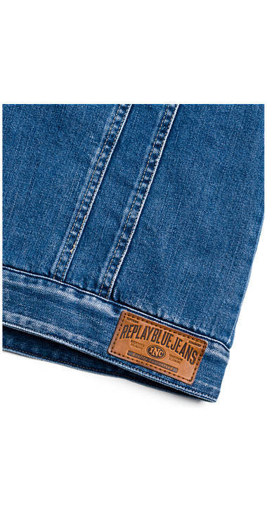 Decathlon Herren DENIM Jacke aus Denim mit Kunstfell Sale