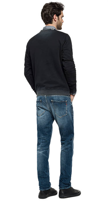 Decathlon Herren NEARLY BLACK Baumwoll-Sweatshirt mit Reißverschluss Sale