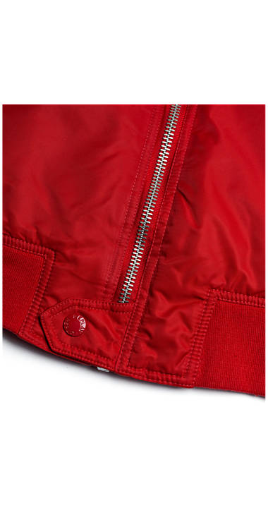 Decathlon Herren RED Einfarbige Bomberjacke aus Twill Online