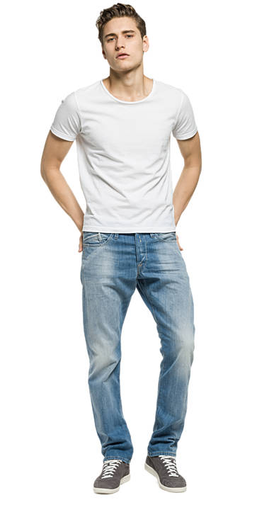 Decathlon Germany Regular Slim-Jeans 99 Waitom LIGHT DENIM