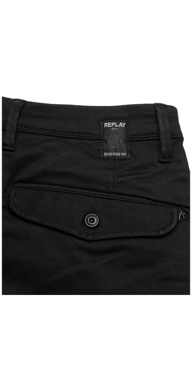 Decathlon Herren BLACK DENIM Slim Low Crotch Fit Chino Jeans Hyperflex Brerry Online