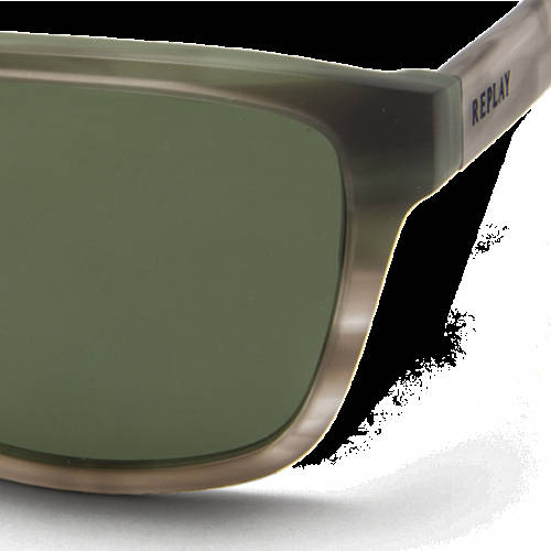 Decathlon Herren DOVE AND GREY/GREEN LENSES Sonnenbrille für Herren aus Acetat Sale