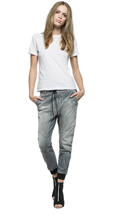 Decathlon GREY DENIM Hyperfree-Jogging-Jeans Damen