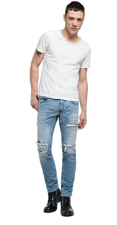 Decathlon LIGHT DENIM Slim Fit Jeans Maestro Thyber Herren