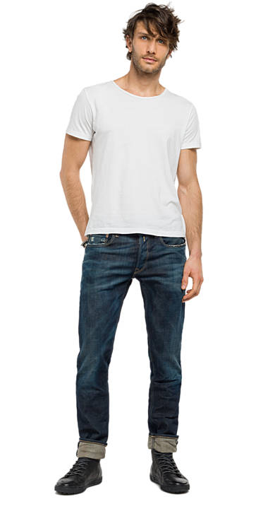 Decathlon MEDIUM DARK Slim Fit Jeans Ronas Herren