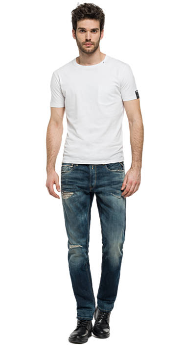 Decathlon MEDIUM DARK Straight Fit Jeans Grover Herren