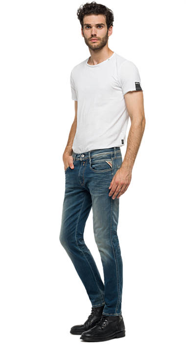 Decathlon Herren MEDIUM LIGHT Hyperflex Anbass Slim Fit-Jeans Germany