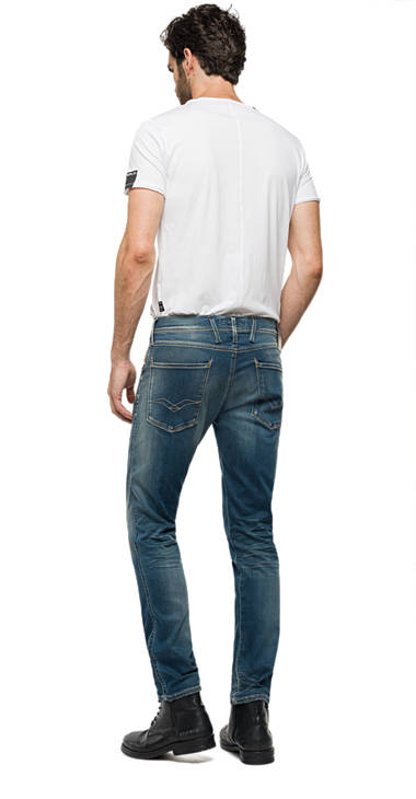 Decathlon Herren MEDIUM LIGHT Hyperflex Anbass Slim Fit-Jeans Germany