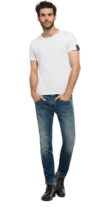 Decathlon MEDIUM LIGHT Hyperflex Anbass Slim Fit-Jeans Herren