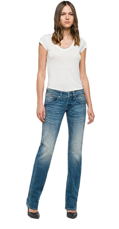 Decathlon MEDIUM LIGHT Relaxed Fit Jeans Newswenfani Damen