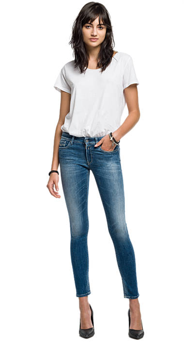 Decathlon MEDIUM LIGHT Skinny Fit Jeans Luz Damen