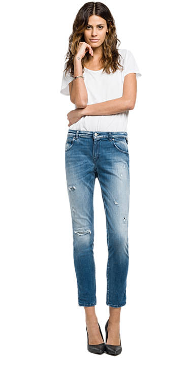 Decathlon MEDIUM LIGHT Slim Fit Jeans Hyperflex Katewin Damen