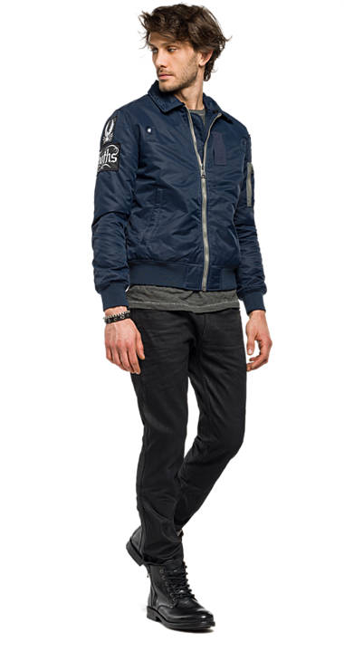 Decathlon Herren NIGHT BLUE Jacke aus Twill-Satin Kaufen