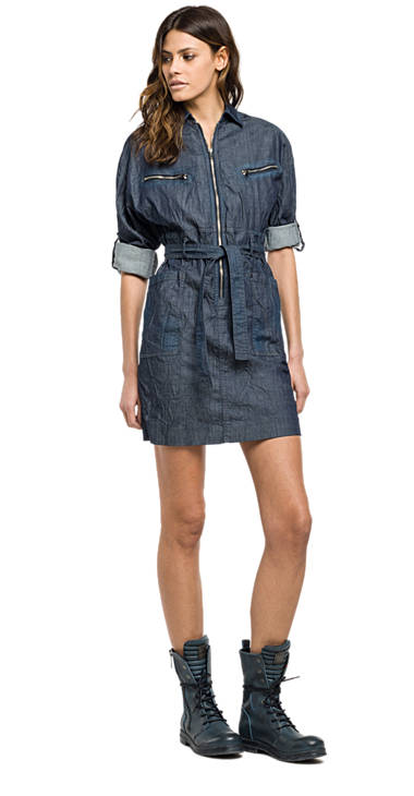 Decathlon Online Kleid aus Stretch Denim MANCA FOTO