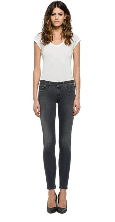 Decathlon Damen GREY DENIM Skinny Fit Jeans Hyperflex Luz Online