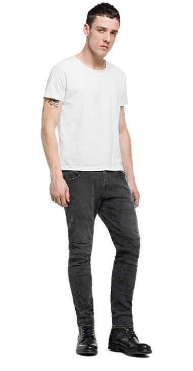 Decathlon Online Slim Fit Jeans Brannon GREY DENIM