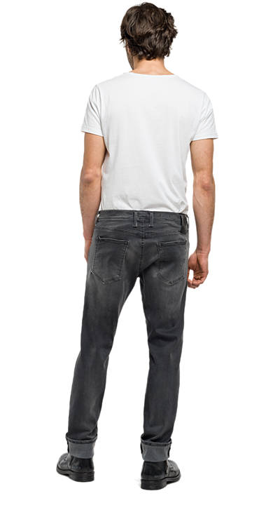 Decathlon Herren GREY DENIM Straight Fit Jeans Hyperflex Grover Kaufen