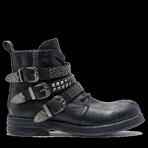 Decathlon Outlet Damen-Stiefeletten SOAR aus Leder BLACK