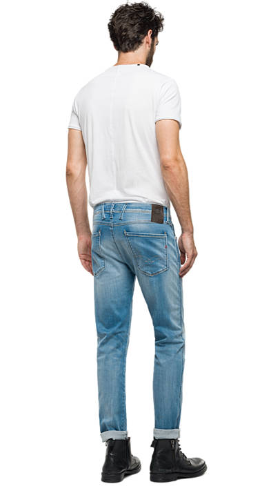 Decathlon Herren MEDIUM LIGHT Hyperflex Anbass Slim Fit-Jeans Sale