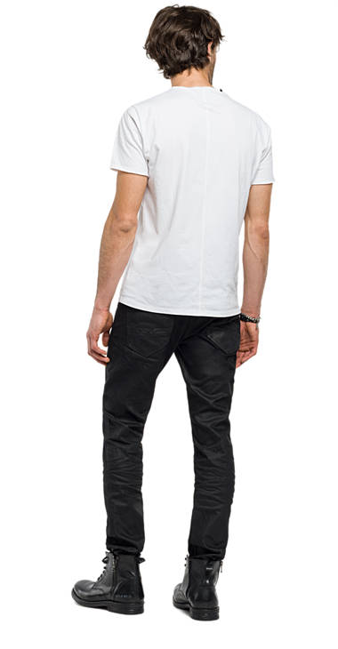 Decathlon Herren WHITE Jersey-T-Shirt mit Stickerei Kaufen