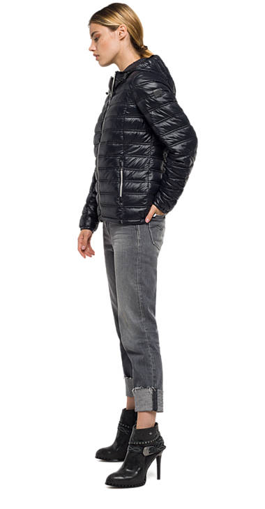 Decathlon Herren BLACK Steppjacke mit Reißverschluss Online