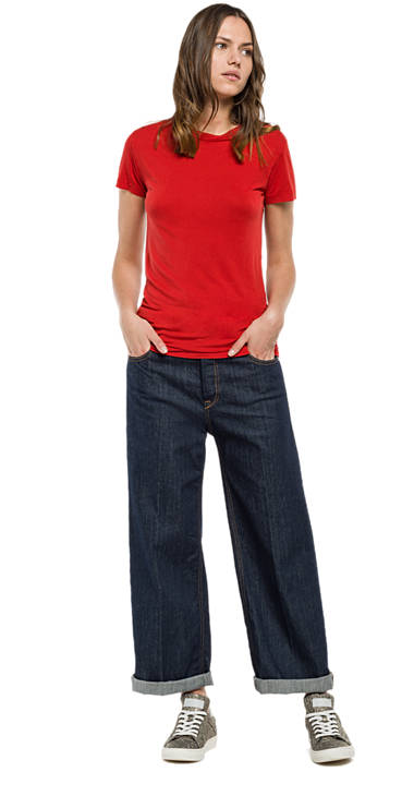 Decathlon RED Langes T-Shirt aus reiner Viskose Damen