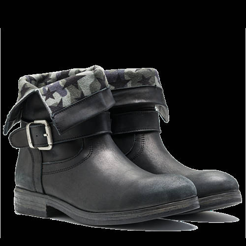 Decathlon Damen BLACK Damen-Stiefeletten OCEANS aus Leder Outlet