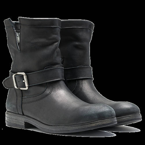 Decathlon Damen BLACK Damen-Stiefeletten OCEANS aus Leder Outlet