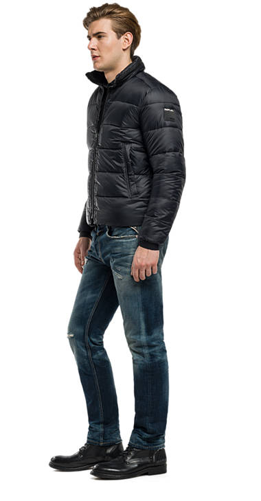 Decathlon Herren BLACK Jacke mit hohem Kragen neu