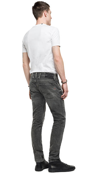 Decathlon Herren GREY DENIM Slim Fit Jeans Anbass Germany