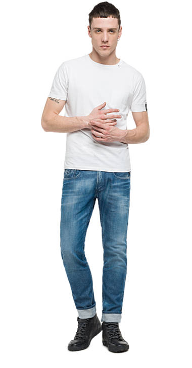 Decathlon Sale Slim Fit Jeans Anbass MEDIUM LIGHT