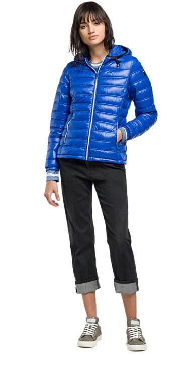 Decathlon Sale Steppjacke mit Reißverschluss ELECTRIC BLUE