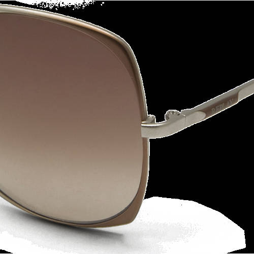 Decathlon Herren GRBROWN IVORY/BROWN LENSES Sonnenbrille für Damen aus Metall Outlet