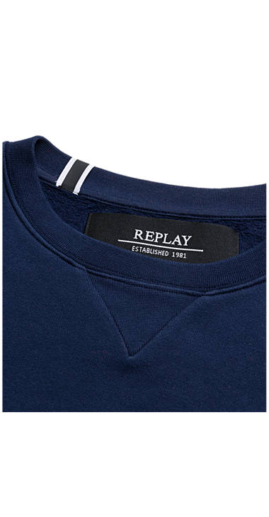 Decathlon Herren MIDNIGHT BLUE Sweatshirt mit Patch und Brusttasche Online