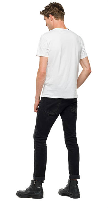 Decathlon Herren WHITE Jersey-T-Shirt mit Maxi-Aufdruck Online