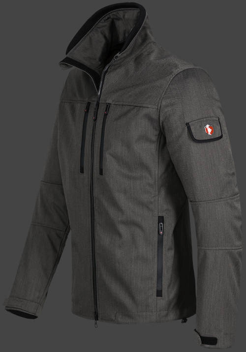 Jacket-Coast Alpinieri, BosAirTec, Jacket-Coast jacke Saltpepper