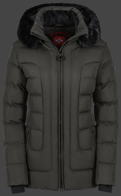 Jacket-Coast Belvedere Medium Damen Winter,PolyAirLite,Blackarmy jacken outlet