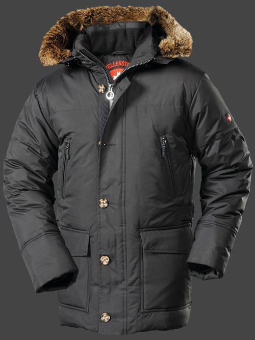 Jacket-Coast Beverly Hills Herren Winter,PolyHiTec,Schwarz jacken outlet