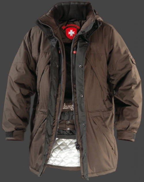 Jacket-Coast Brandungsparka Herren Winter,PolyHiTec,Schoko jacken online