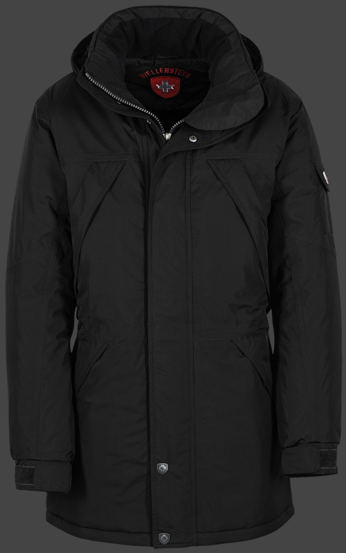 Jacket-Coast Brandungsparka Herren Winter,PolyHiTec,Schwarz jacken sale