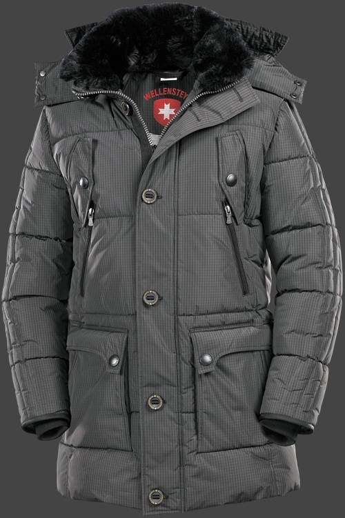 Jacket-Coast Centurio Herren Winter,DobbyCheckAirTec,Titancheck jacken outlet