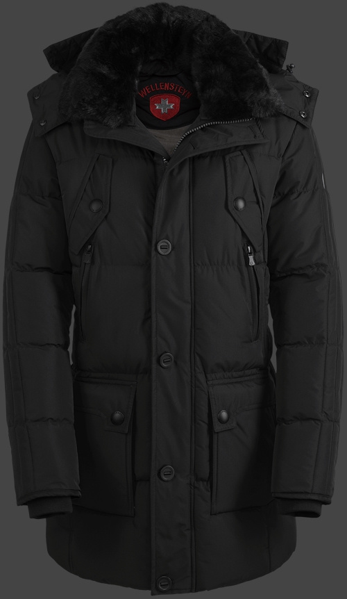 Jacket-Coast Centurio Herren Winter,PolyAirLite,Schwarz jacken outlet