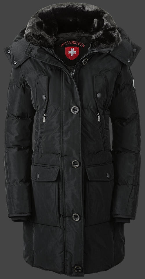 Jacket-Coast Centurion Lady Damen Winter,DobbyCheckAirTec,Blackcheck jacken outlet